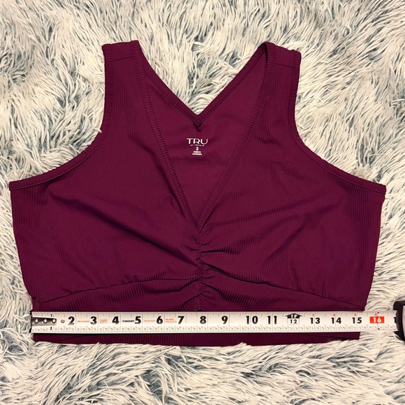 Torrid TRU Performance Rib Ruched Active Sports bra - Picture 4 of 7